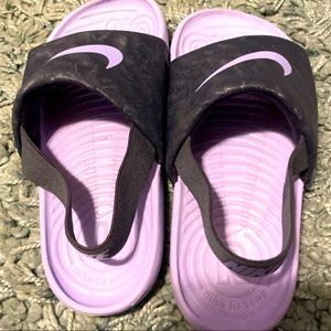 EUC Nike Kawa slides 10c